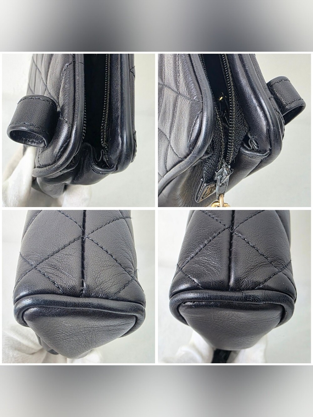 Auth Chanel Quilted Lambskin Leather Waist/Belt Bag - Picture 11 of 11